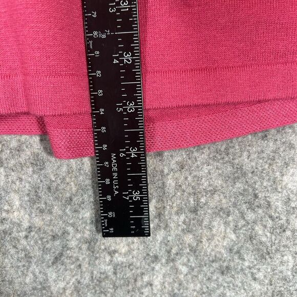 J Jill Sweater Cardigan Womens XL Long Duster Button Open Front Wool Blend Pink - Picture 6 of 9